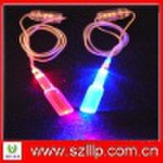 beer shape bottle LED necklace pendant