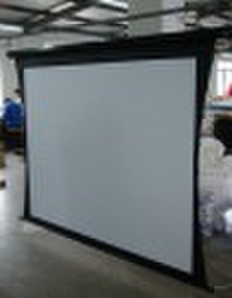 motorized tab-tension projector screen