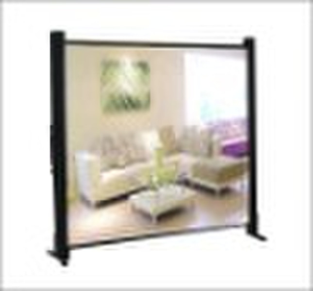 Table projection screen