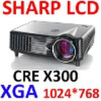 Best LED Projector CREX300 HDMI XGA TV AV DVD