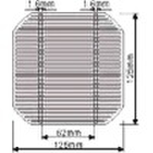 Monocrystal Solar Cell (15.5%-18%)