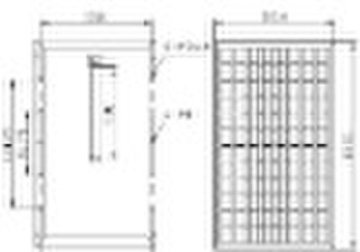 210W 260W-Моно-кристаллическая панель солнечных батарей