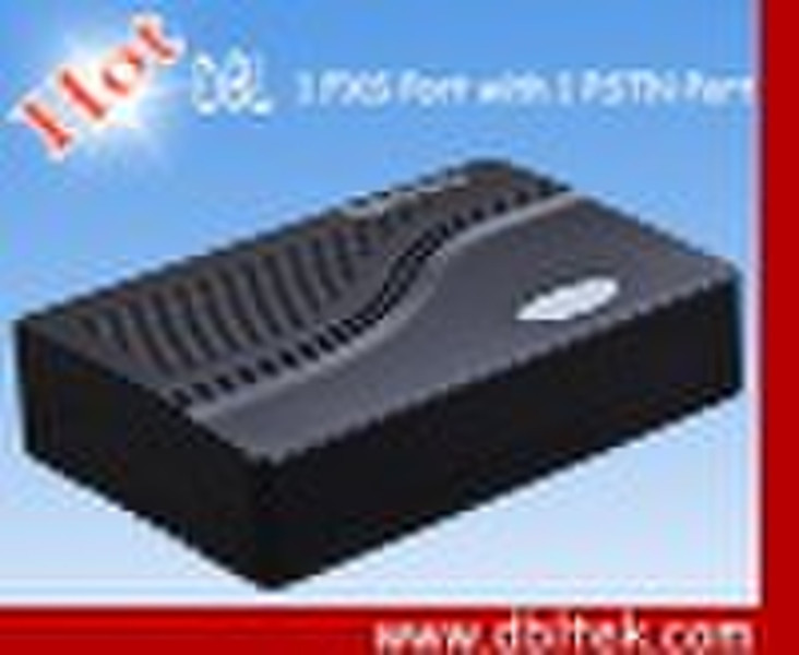 DBL Высокая производительность шлюза VoIP HT-812P (1-FXS Р