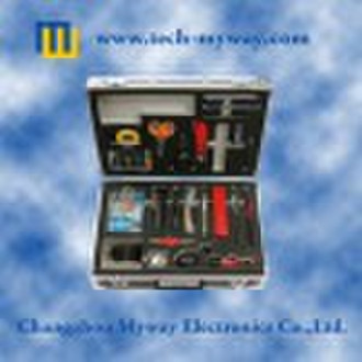 Optical fiber fusion splicing tool kit