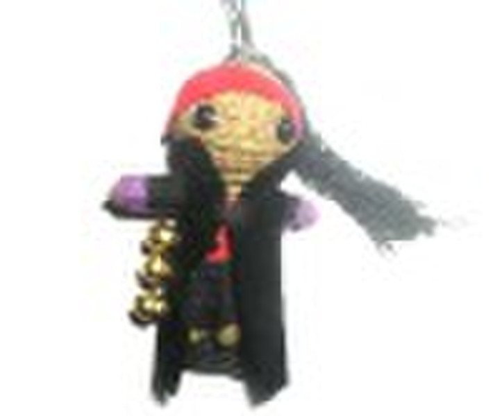 Fashion String Voodoo Doll keychain