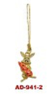 bunny  mobile phone charm