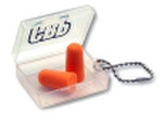 Ear Plugs/Travel Ear Plugs With Key Ring/case ear