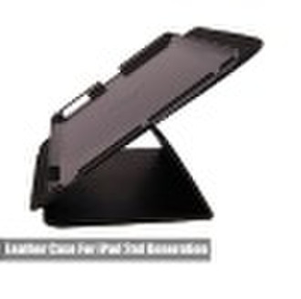 rotatable leather cover for ipad 2nd Generation