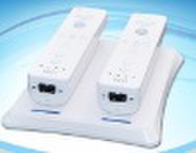 Inductive dual charger for Nintendo Wii