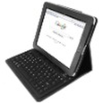 leather case with bluetooth keyboard for ipad