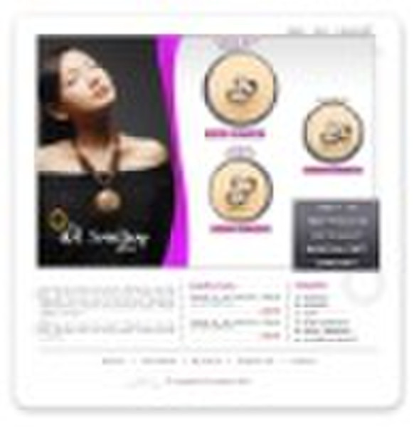Low Cost Jewelry E-commerce Website Design
