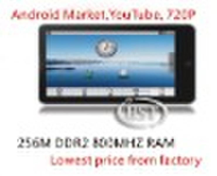 tablet pc(7 inch MID ,WiFi,camera,720P,Android 2.1