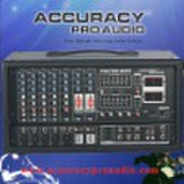 Professional 7-Channel Mixer Console PM760-MP3