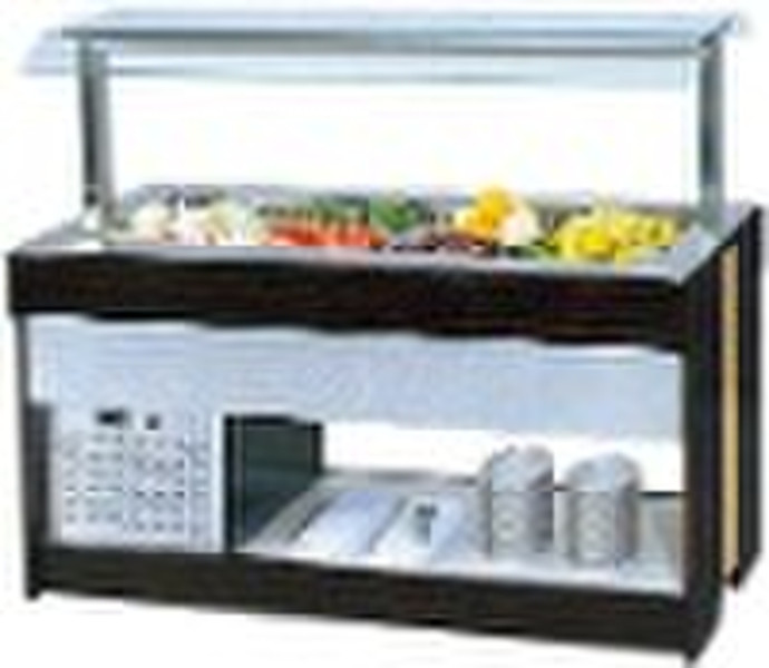 double-side salad bar