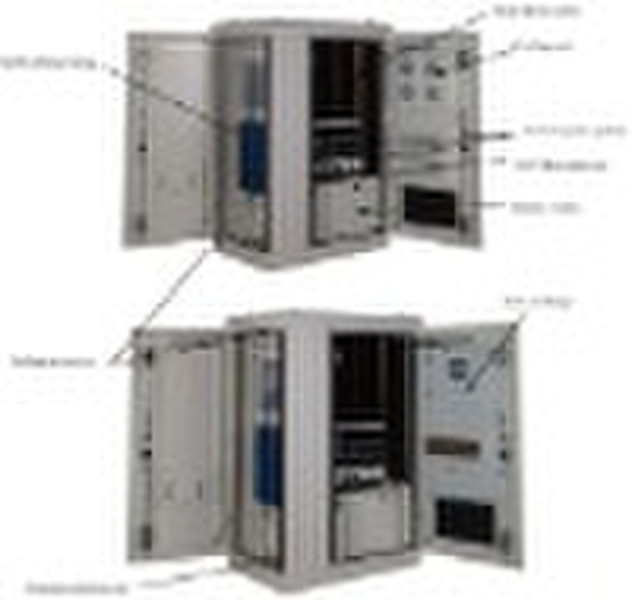 PES(G)11FJ7730 outdoor network server cabinet