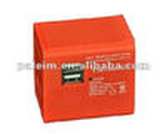 USB charger comply with different adaptors