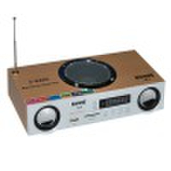 with FM radio function  wooden speaker