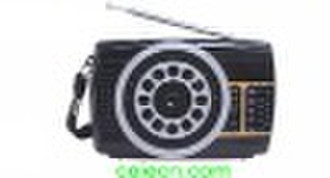 MW/FM/TN/SW 4 band portable TV radio