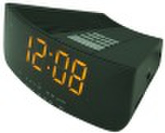 Fashionable 1.2 inch Amber LED Alarm Clock Radio w