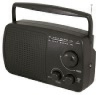 AM/FM Portable Radio with 3.5mm Stereo Phone Jack