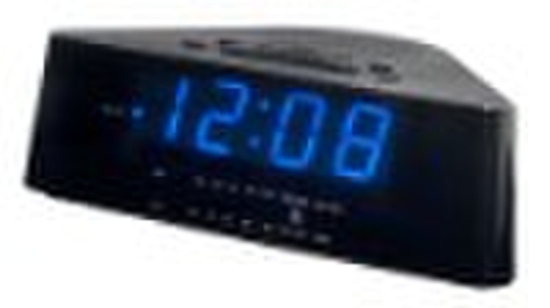 0.9-inch LED AM/FM Alarm Clock Radio with Buzzer F