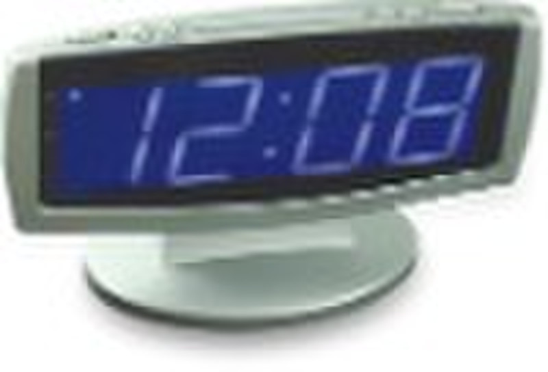 1.8-inch Jumbo LED alarm clock and Snooze Function