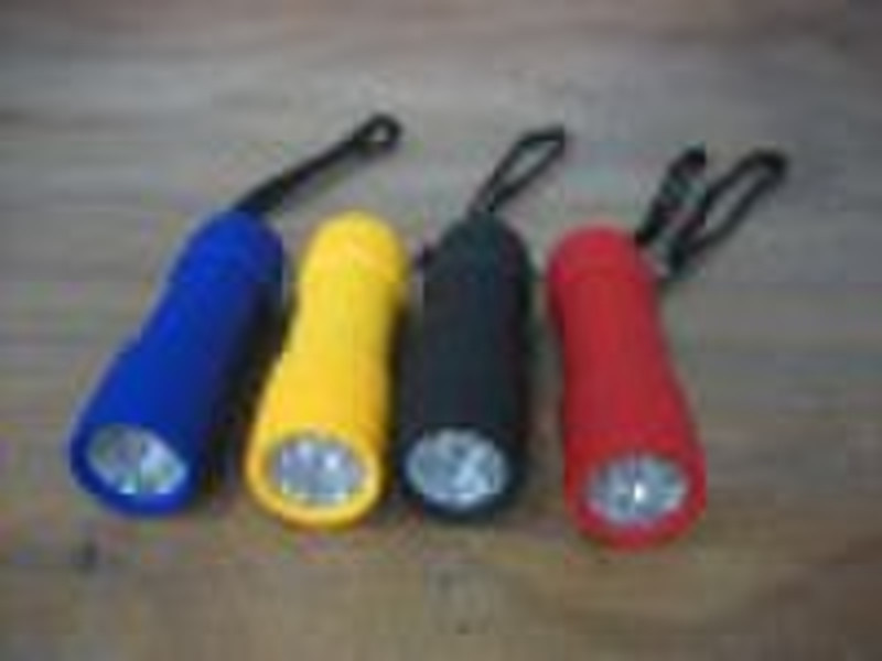 9LED Kunststoff Taschenlampe