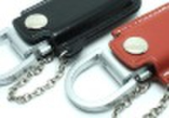 Professional Supplier of Promotion Leather 1GB USB