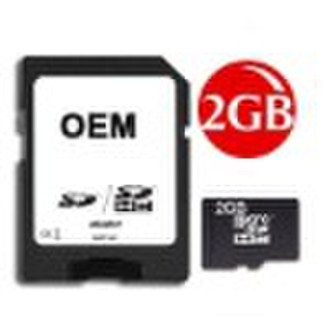 Brand Supplier of OEM TF Card 2GB micro SD card