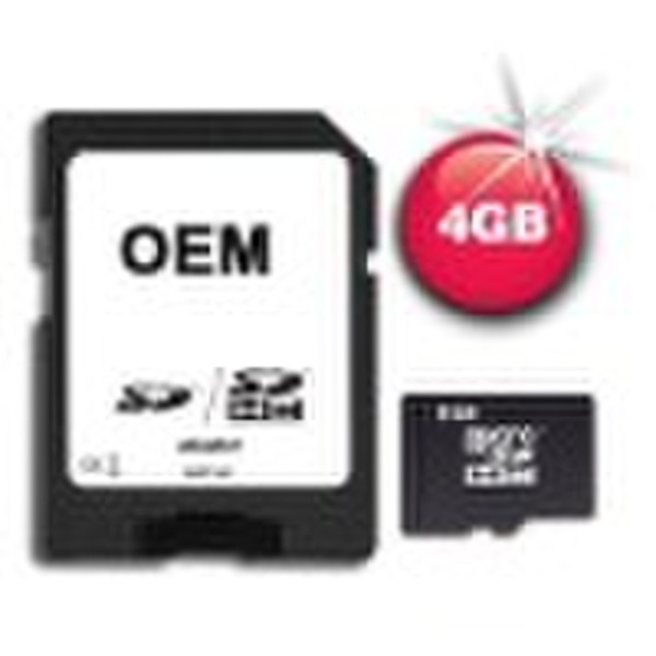 Brand China Supplier of OEM 4GB Flash memory card