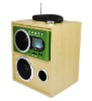 Mini wooden speaker