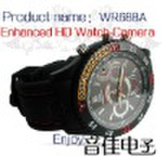 Throughly water-proof wireless watch camera with m