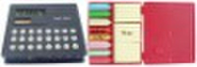 calculator memo pad