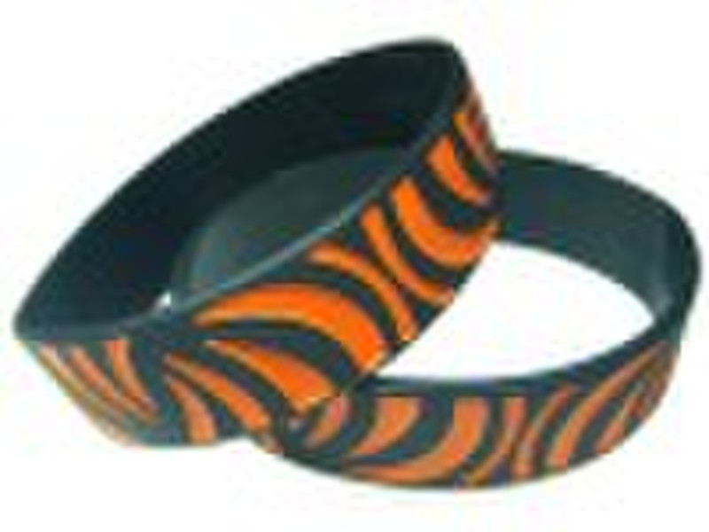 Promotional Debossed Silicone bracelet