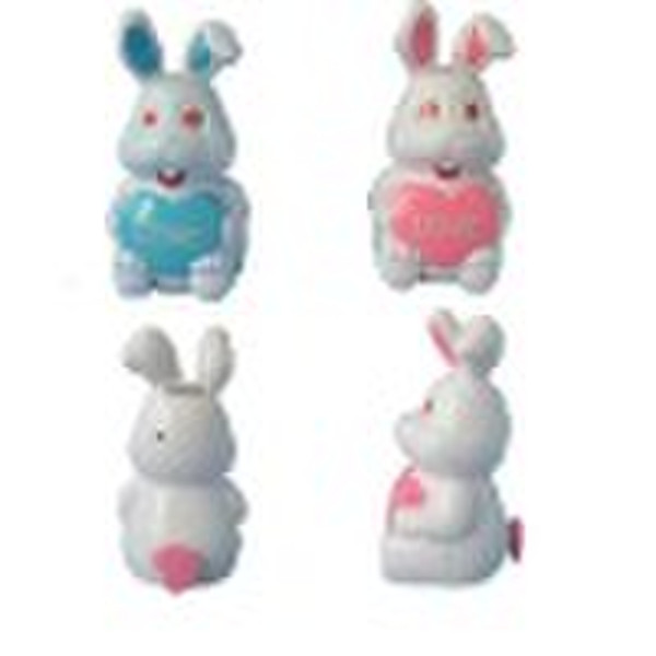 Rabbit shape saving bank