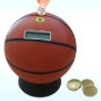 digital basketball coin bank