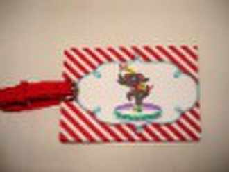 3D design for custom eco-friendly PVC luggage tag