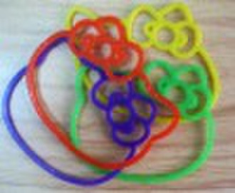 Glitter rubber bandz