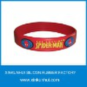 embossed silicone wristband