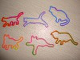 Colorful shapes silly bands/rubberband/wristband i