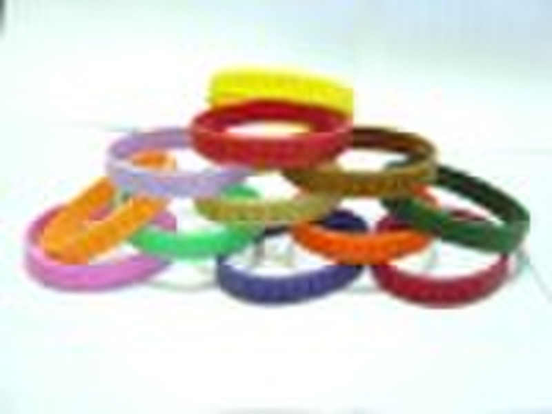 Promotional silicone hologram bracelet / Energy br