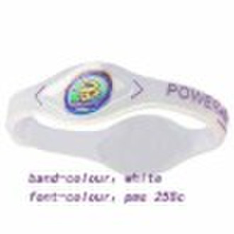 silicone power wristband