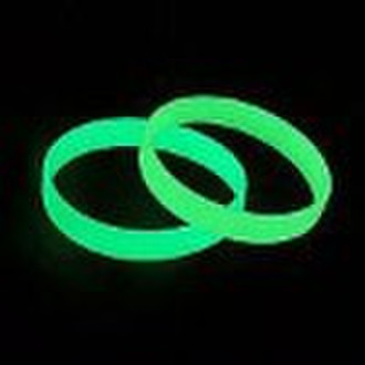 Glow-in-dark Silicone wristband