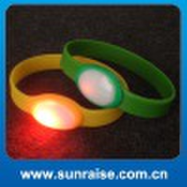 Flashing Silicone Bracelet for Promotion