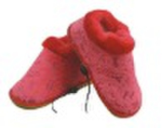 plush USB electrially heated shoes