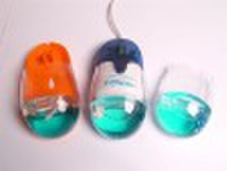 optical  mouse with liquid inside