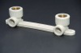 Double Elbow Female Fittings with Feet