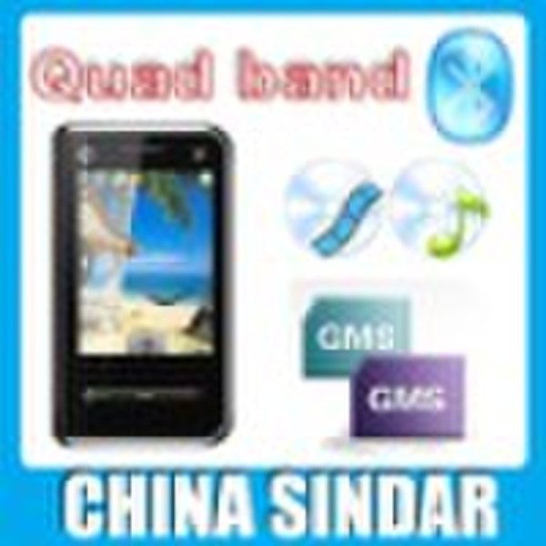 Quad band Mini phone Dual sim 2.2'' touch