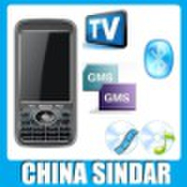 Quad Band Dual Sim GSM TV phone FM Changjiang A968