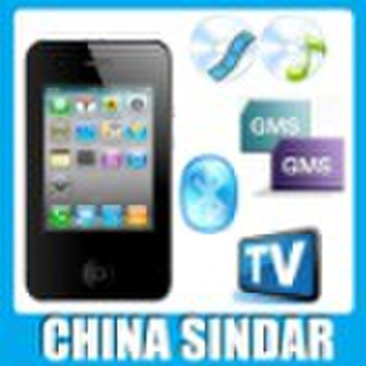 NEW Mini phone Quad band Dual sim TV FM Touch phon